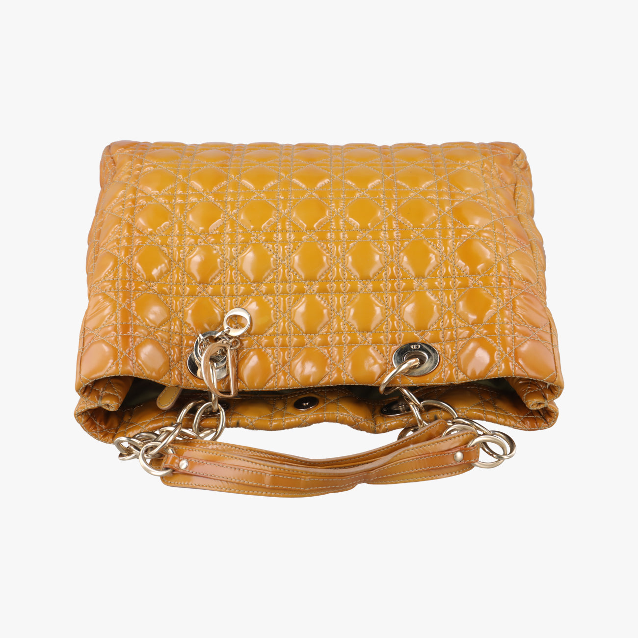 Cannage Dior Soft Yellow Patent 01-RU-1120ディオールソフト イエロー パテント 01-RU-1120