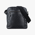 GG Imprime Messenger Black Leather 201448 D5477304GGインプリメ メッセンジャー ブラック レザー 201448 D5477304