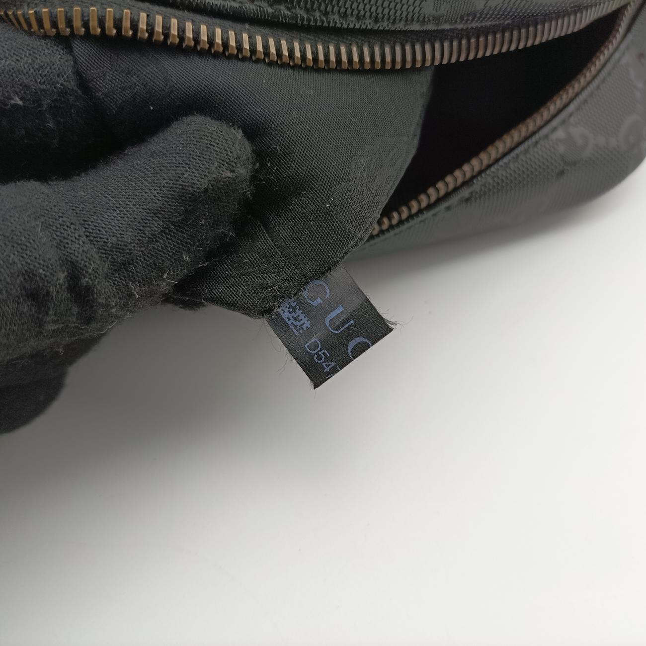 GG Imprime Messenger Black Leather 201448 D5477304GGインプリメ メッセンジャー ブラック レザー 201448 D5477304