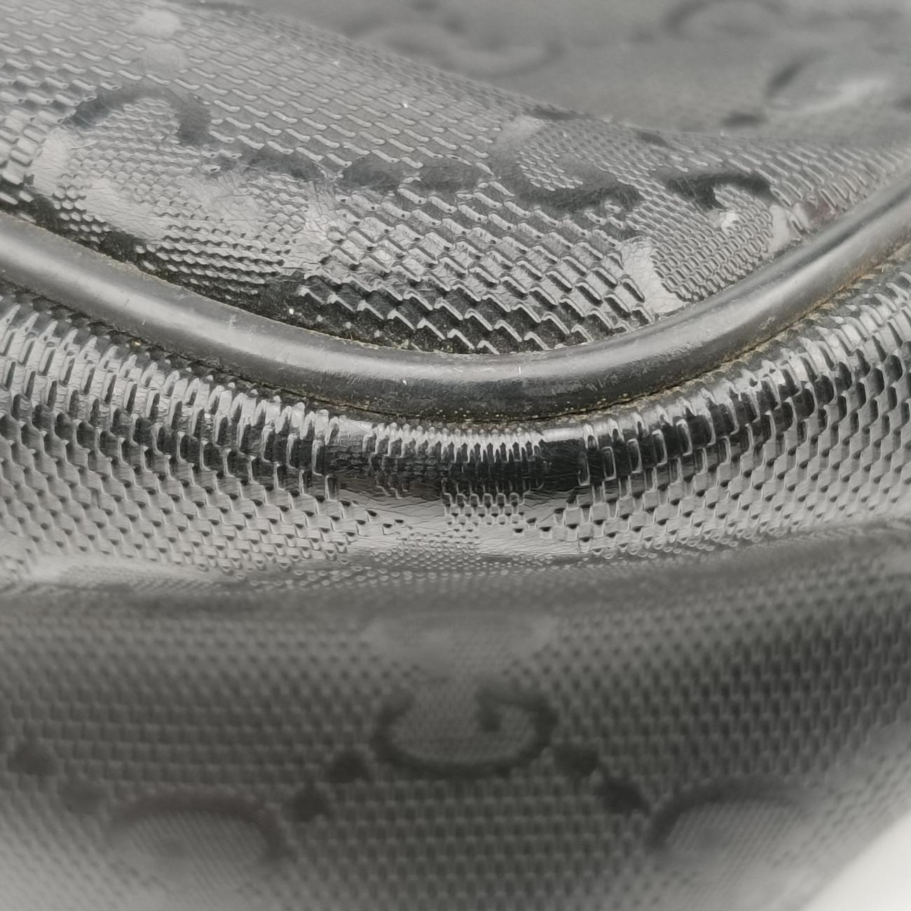 GG Imprime Messenger Black Leather 201448 D5477304GGインプリメ メッセンジャー ブラック レザー 201448 D5477304