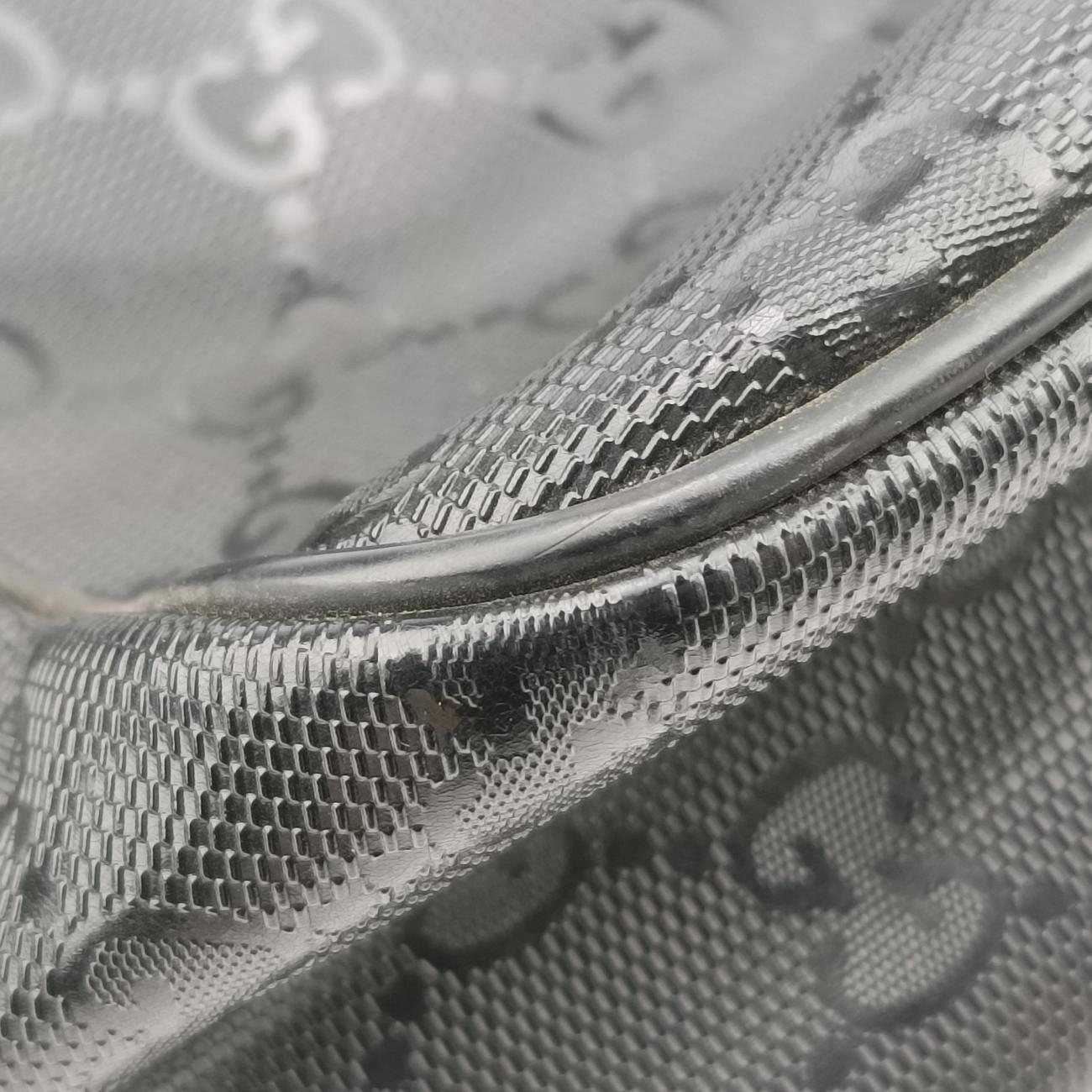 GG Imprime Messenger Black Leather 201448 D5477304GGインプリメ メッセンジャー ブラック レザー 201448 D5477304