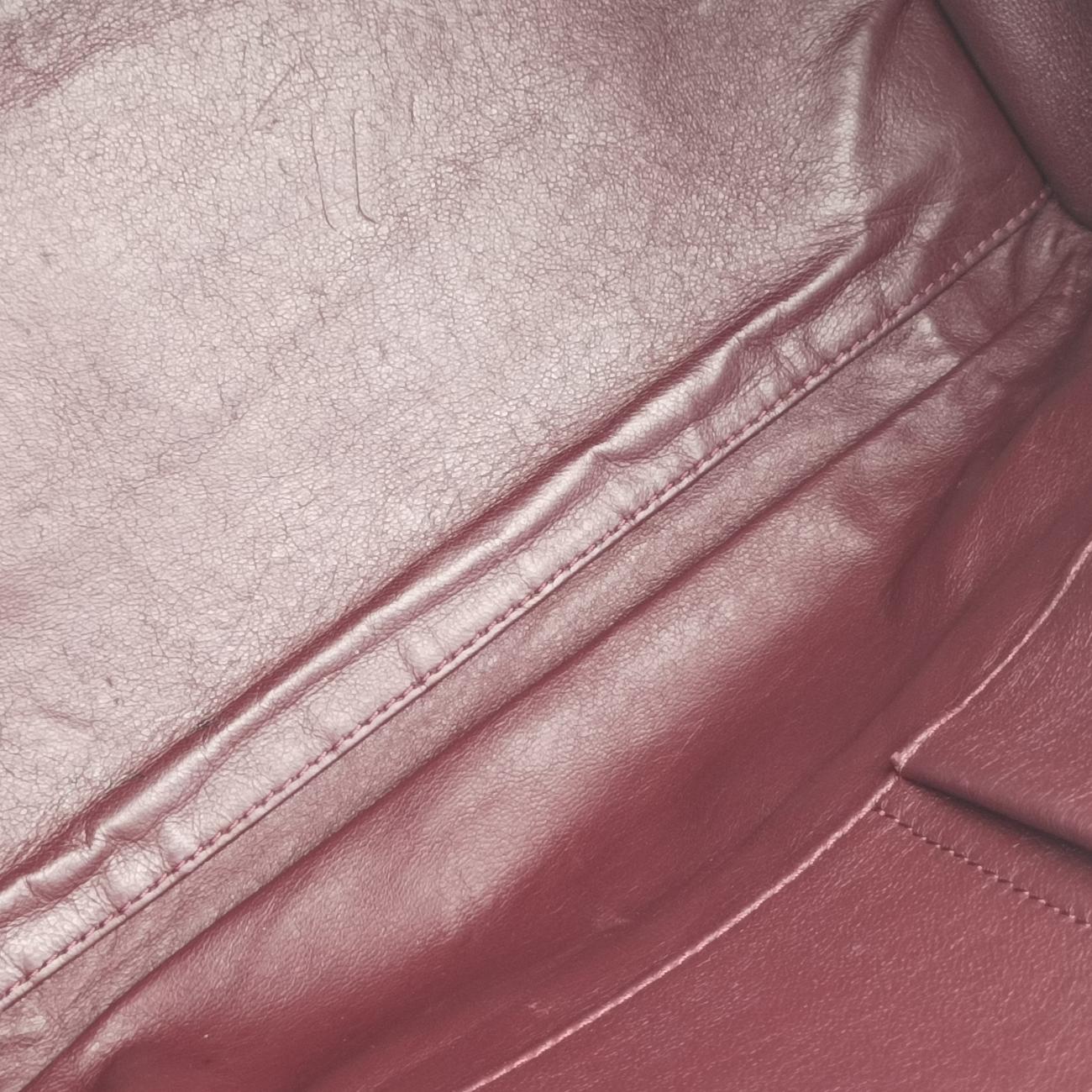 Luggage Mini Shopper Black x beige xBurgundy Leather W-AT-0181 W-UP-0181ラゲージミニショッパー ブラック×ベージュ×ワインレッド レザー W-AT-0181 W-UP-0181