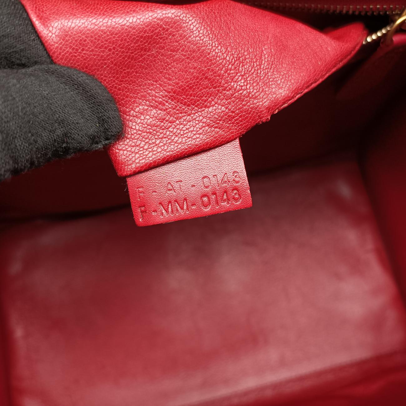 Luggage Mini Shopper Red Leather F-AT-0143 F-MM-0143ラゲージミニショッパー レッド レザー F-AT-0143 F-MM-0143