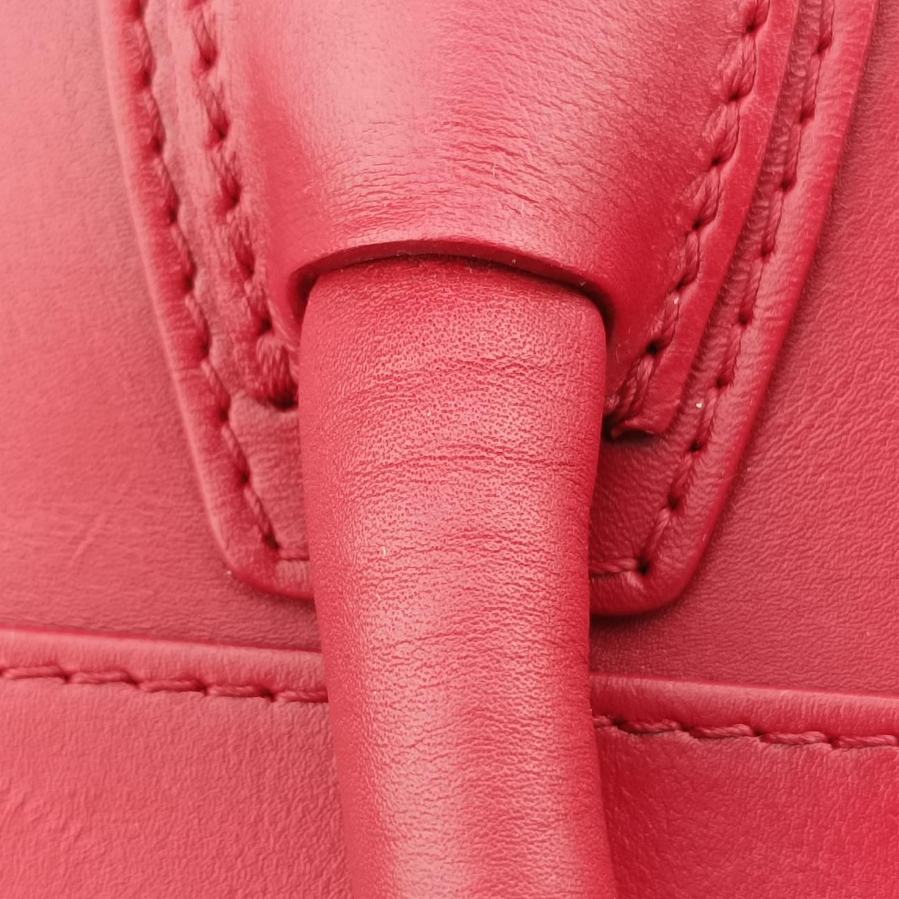 Luggage Mini Shopper Red Leather F-AT-0143 F-MM-0143ラゲージミニショッパー レッド レザー F-AT-0143 F-MM-0143