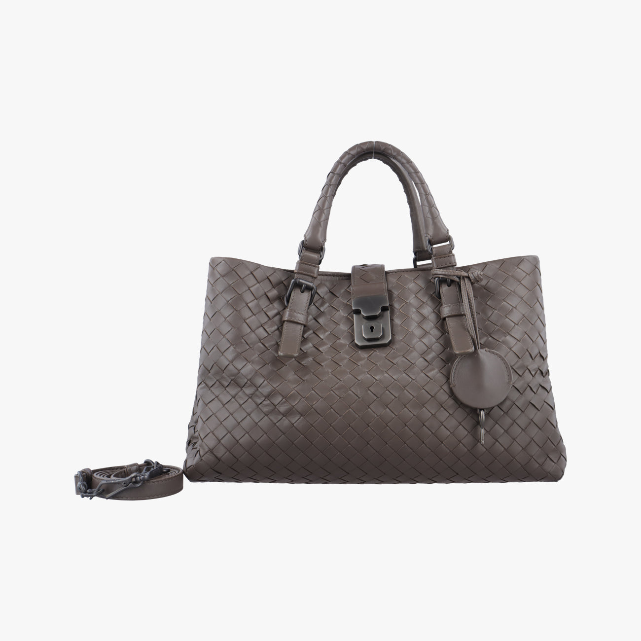 Roma Intrecciato Brown lambskin B05976535Wローマ イントレチャート ブラウン ラムスキン B05976535W