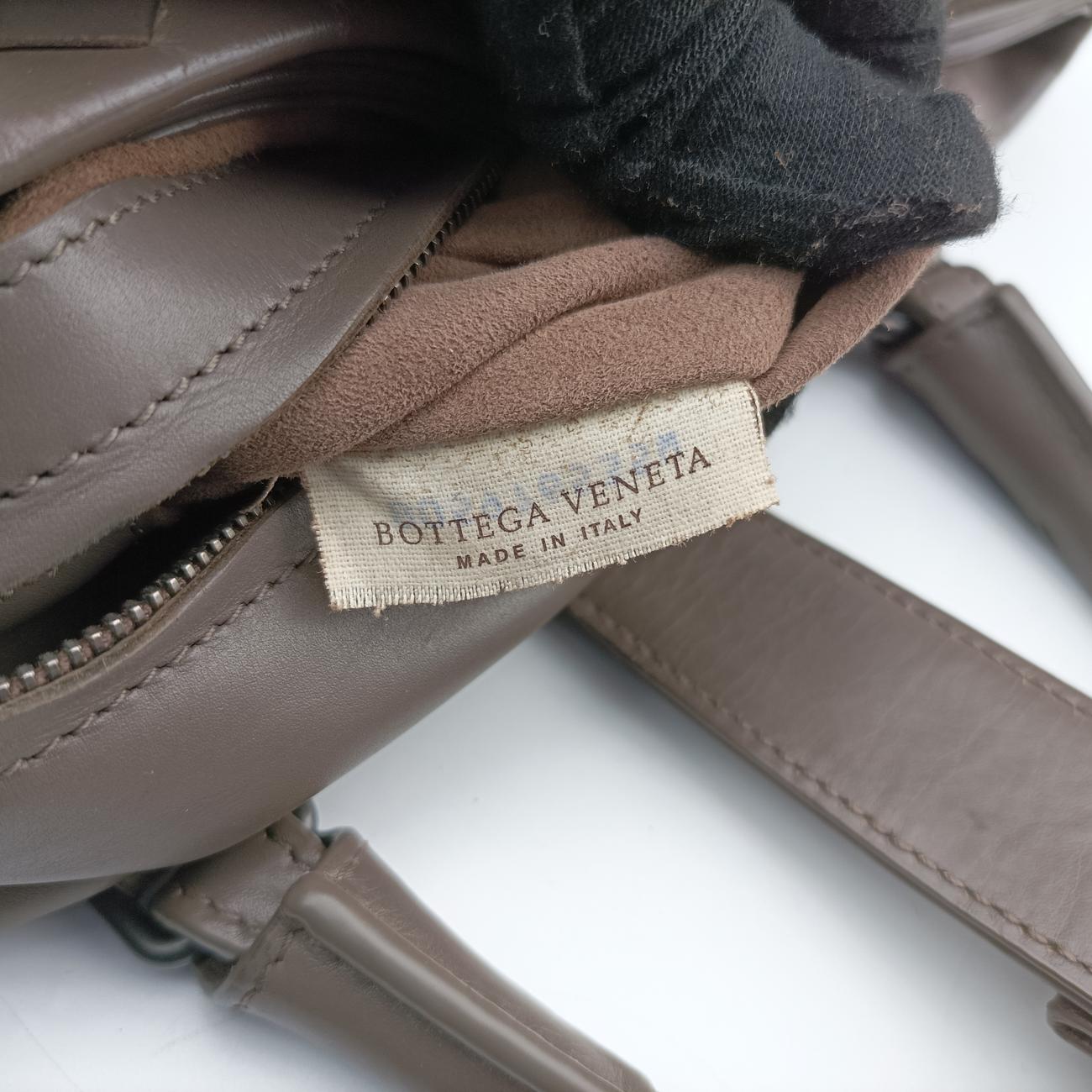 Roma Intrecciato Brown lambskin B05976535Wローマ イントレチャート ブラウン ラムスキン B05976535W