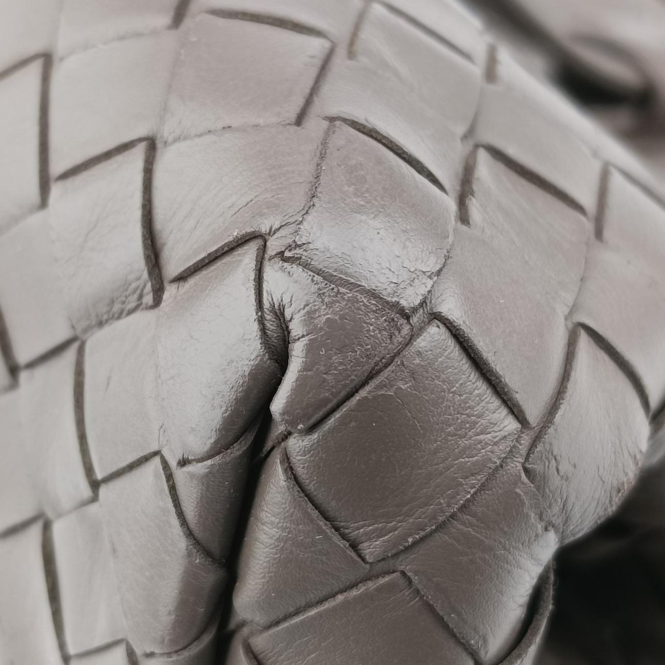 Roma Intrecciato Brown lambskin B05976535Wローマ イントレチャート ブラウン ラムスキン B05976535W