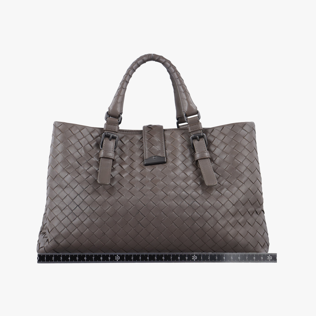 Roma Intrecciato Brown lambskin B05976535Wローマ イントレチャート ブラウン ラムスキン B05976535W