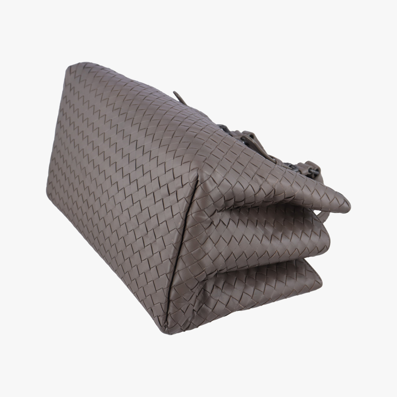 Roma Intrecciato Brown lambskin B05976535Wローマ イントレチャート ブラウン ラムスキン B05976535W