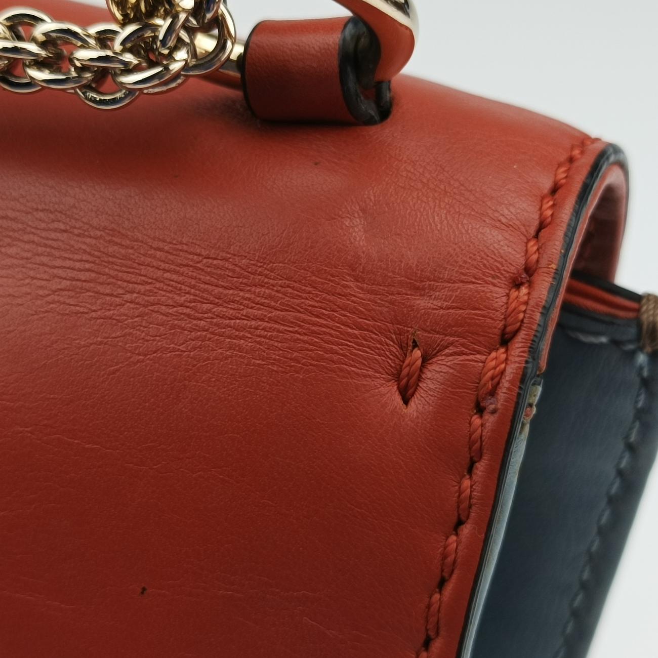 Rockstud Glam Lock Orange x Brown x Yellow x Blue Leather BL-H312VMV3ロックスタッズグラムロック オレンジ×ブラウン×イエロー×ブルー レザー BL-H312VMV3