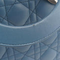 Lady Dior Blue lambskin 04-MA-1101レディディオール ブルー ラムスキン 04-MA-1101