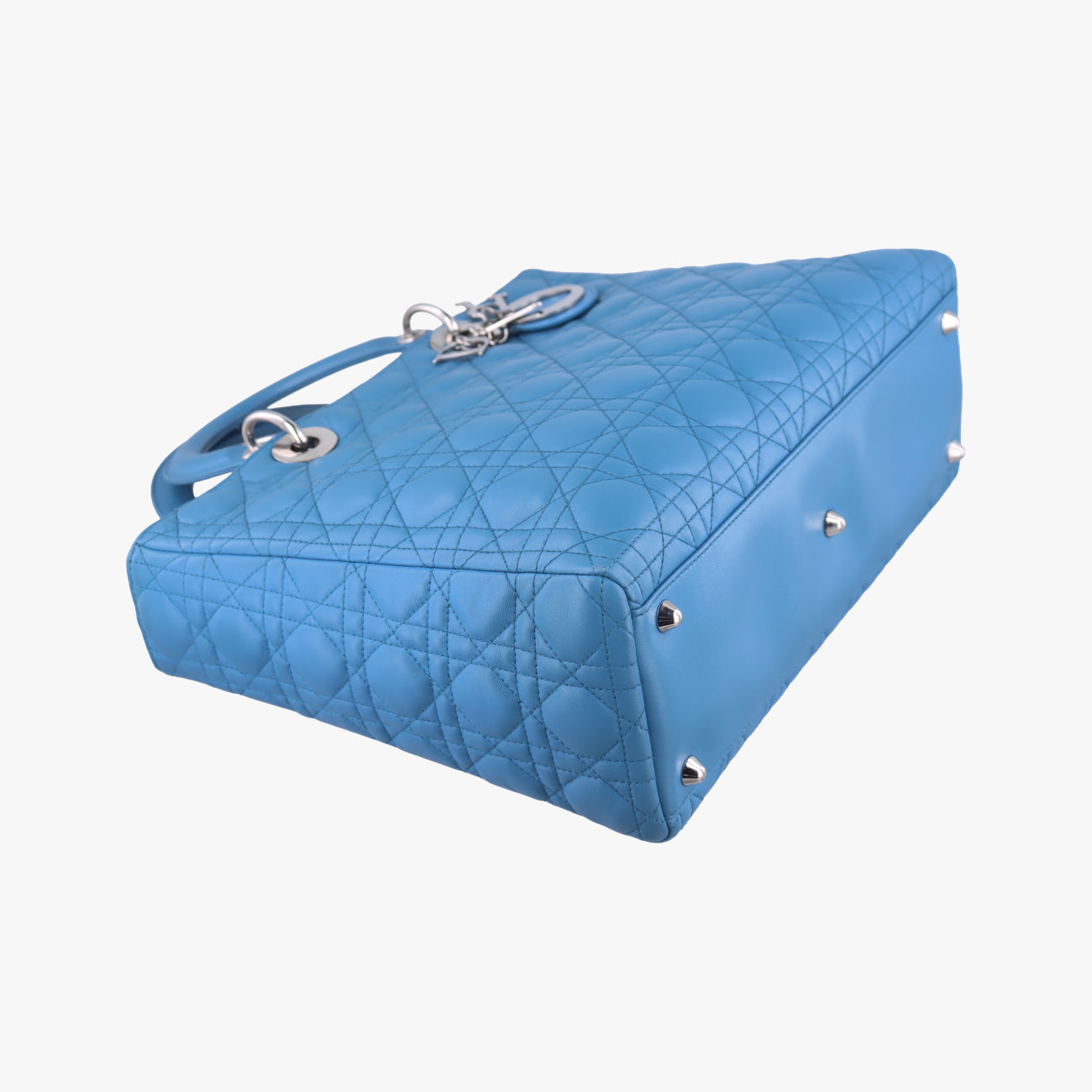 Lady Dior Blue lambskin 04-MA-1101レディディオール ブルー ラムスキン 04-MA-1101