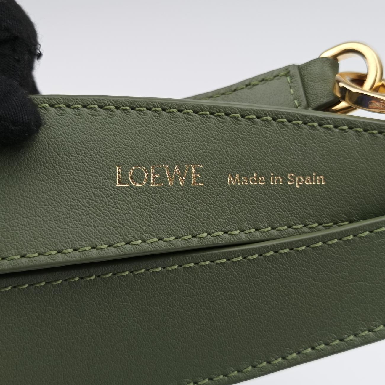 Luna Avocado Green×beige Leather×Canvas 272203ルナ アボカドグリーン×ベージュ レザー×キャンバス 272203