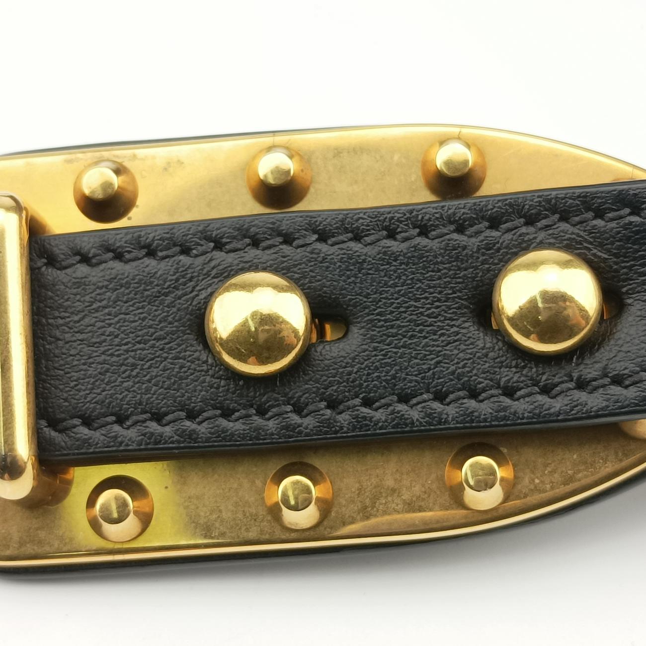 Cahier Black×white Leather 1BD045 25カイエ ブラック×ホワイト レザー 1BD045 25