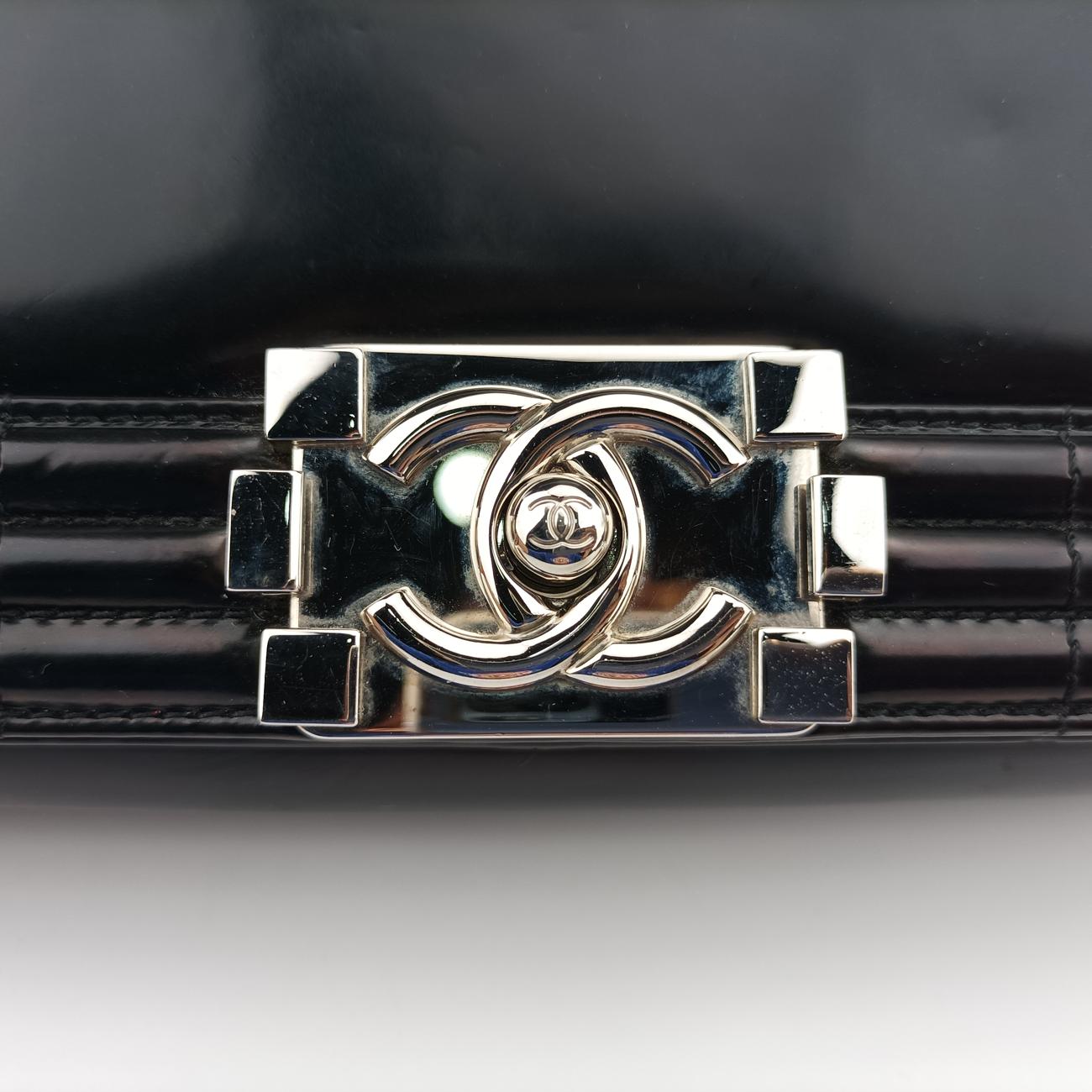 BOY CHANEL Black Patent A67021 16567951ボーイシャネル ブラック パテント A67021 16567951