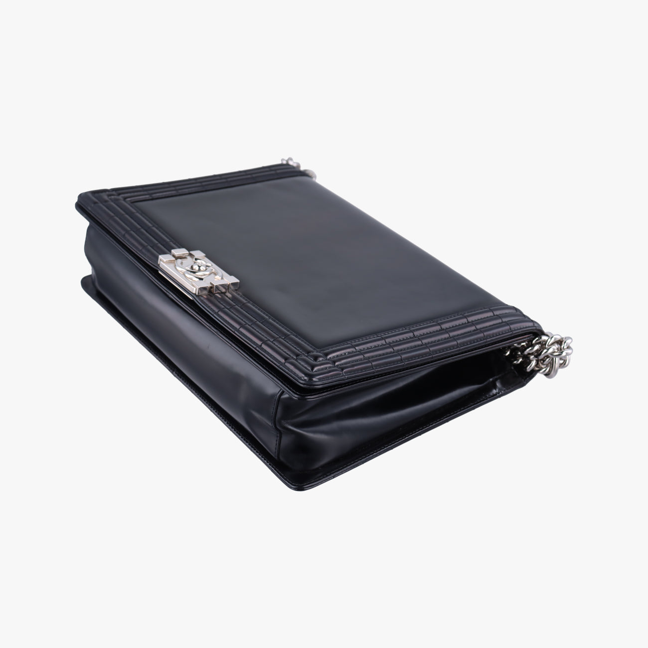 BOY CHANEL Black Patent A67021 16567951ボーイシャネル ブラック パテント A67021 16567951