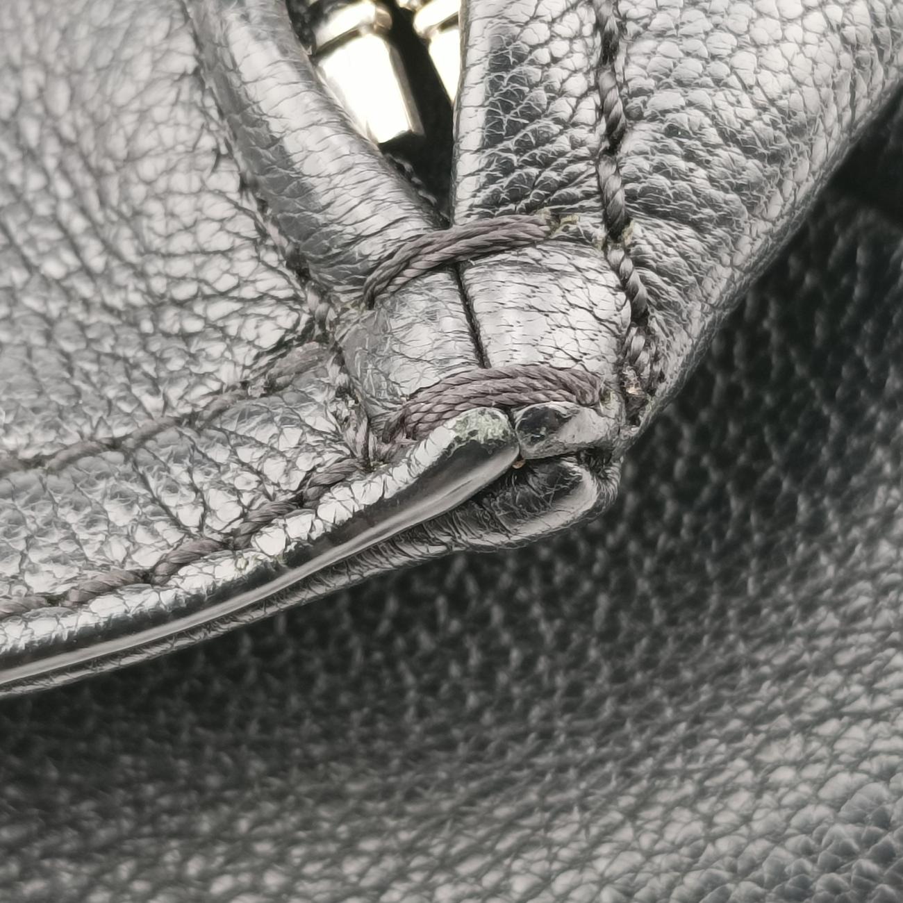 Pandora Black Leather AB A 0158パンドラ ブラック レザー AB A 0158