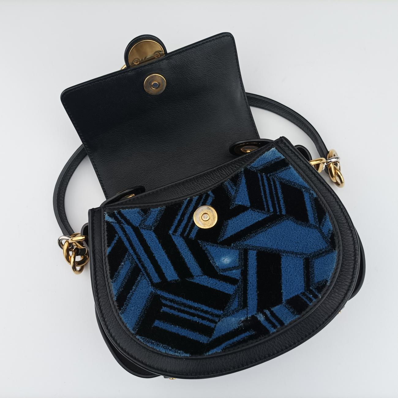 Tess Blue×Black Velour 04 18 70 65 7テス ブルー×ブラック ベロア 04 18 70 65 7