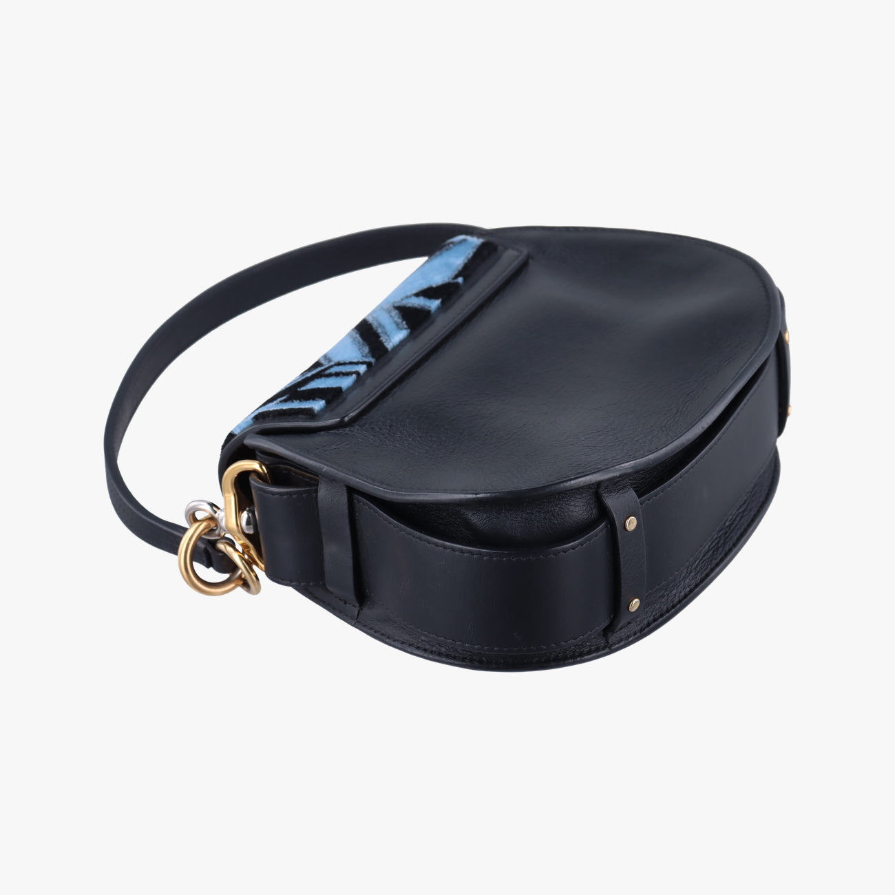 Tess Blue×Black Velour 04 18 70 65 7テス ブルー×ブラック ベロア 04 18 70 65 7