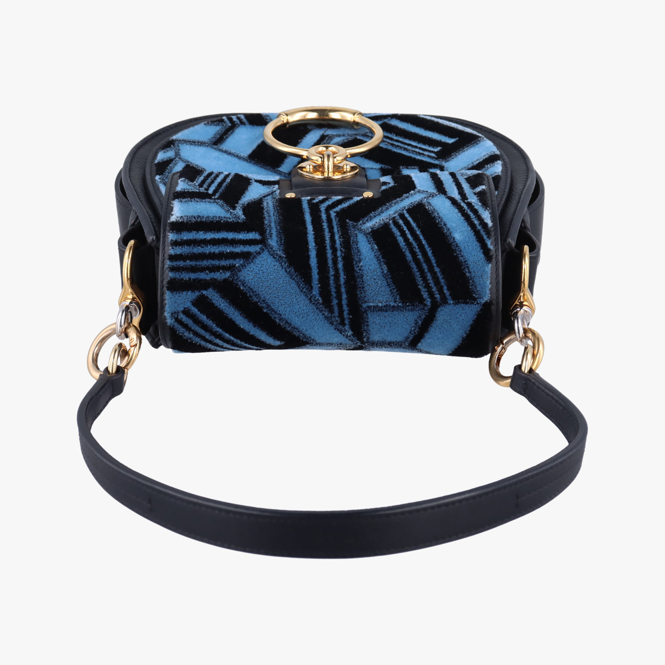 Tess Blue×Black Velour 04 18 70 65 7テス ブルー×ブラック ベロア 04 18 70 65 7