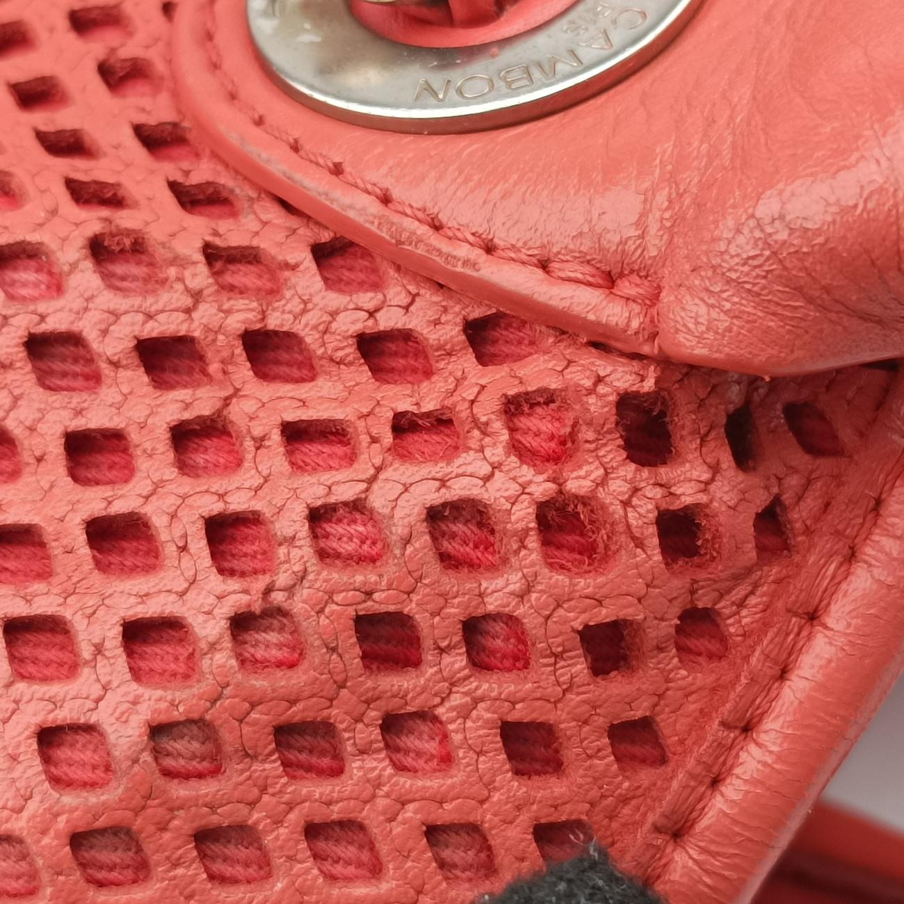 Up in the Air Perforated French Riviera Orange Leather A67654 17490646アップ ザ エア フレンチリビエラ オレンジ レザー A67654 17490646