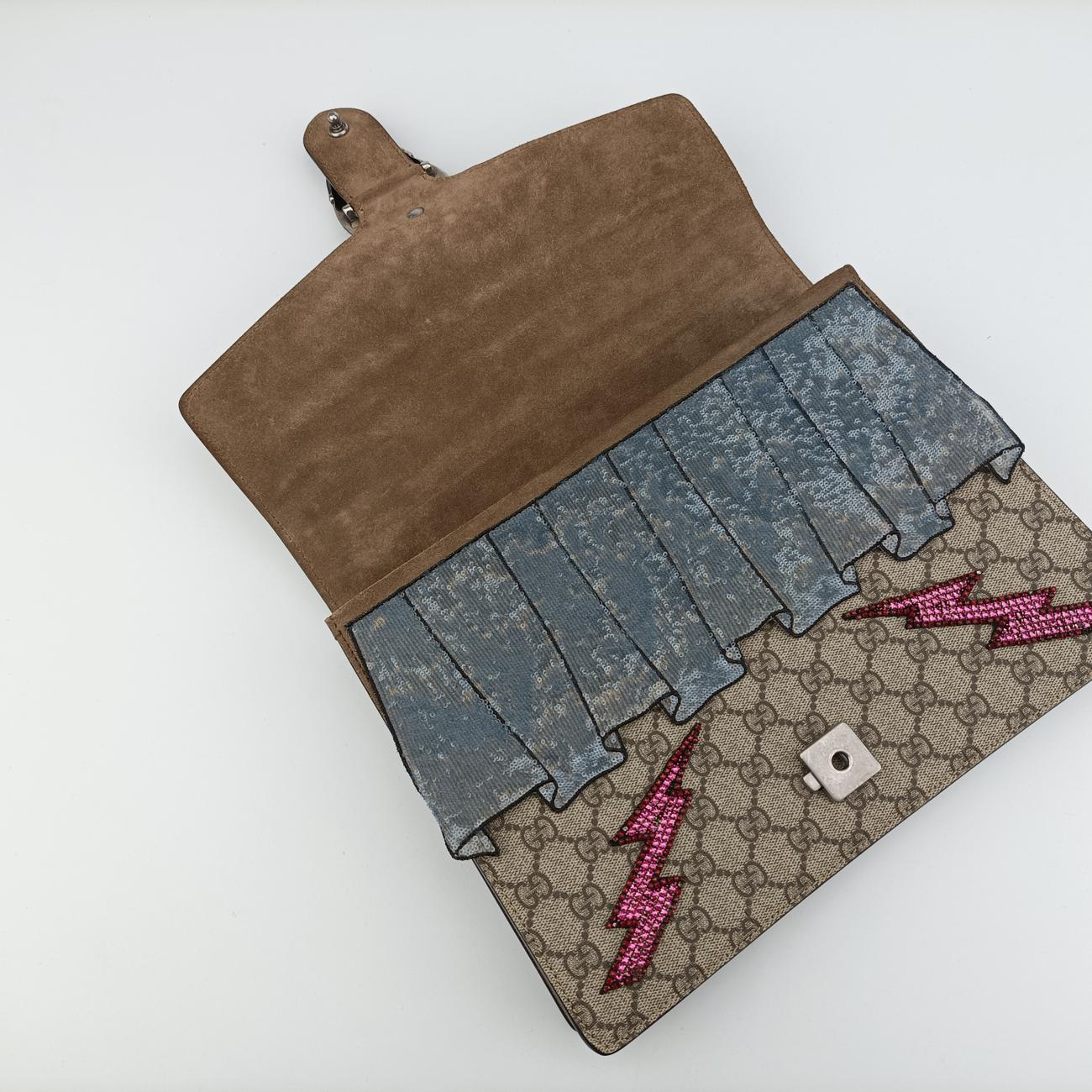 Dionysus beige×Multicolour PVC coated canvas 400235 H019745323ディオニュソス ベージュ×マルチカラー PVCコーティングキャンバス 400235 H019745323