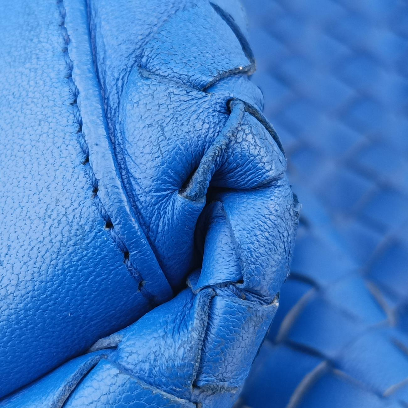 Intrecciato Blue lambskin B05059512Cイントレチャート ブルー ラムスキン B05059512C