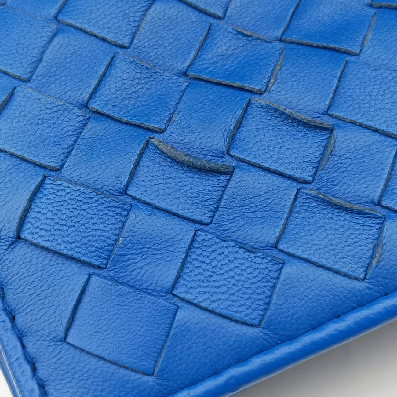 Intrecciato Blue lambskin B05059512Cイントレチャート ブルー ラムスキン B05059512C