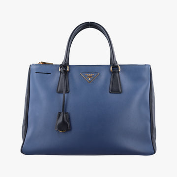 Galleria Blue x black SAFFIANO Leather B1874A 14/Gガレリア ブルー x ブラック サフィアーノレザー B1874A 14/G
