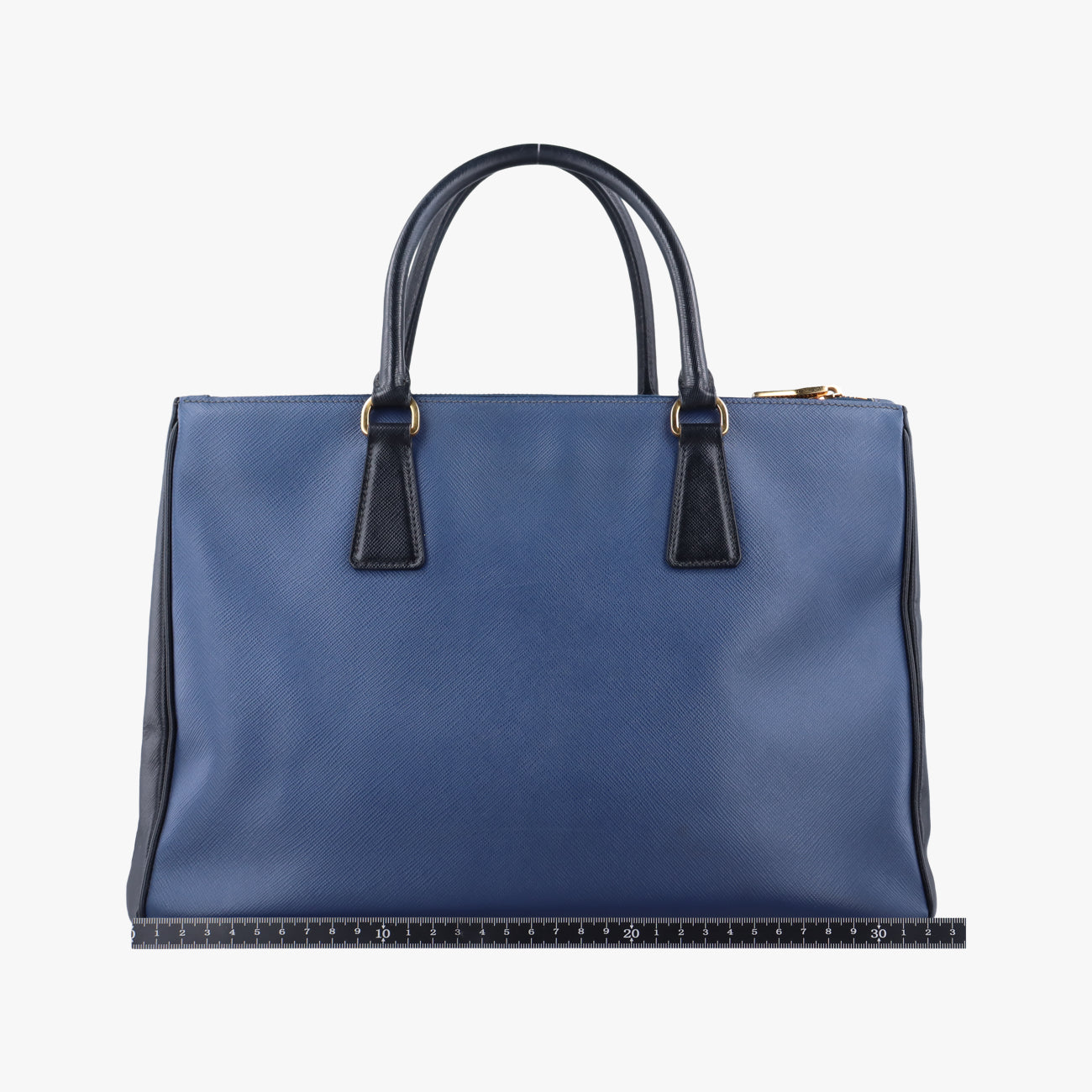 Galleria Blue x black SAFFIANO Leather B1874A 14/Gガレリア ブルー x ブラック サフィアーノレザー B1874A 14/G