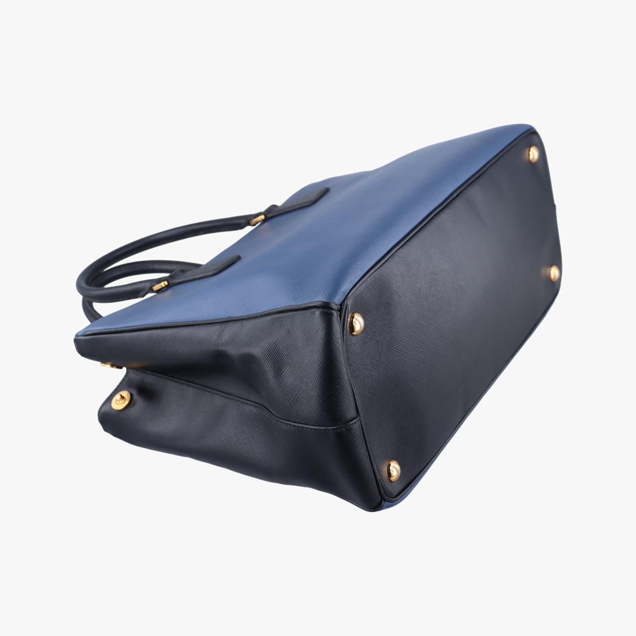 Galleria Blue x black SAFFIANO Leather B1874A 14/Gガレリア ブルー x ブラック サフィアーノレザー B1874A 14/G