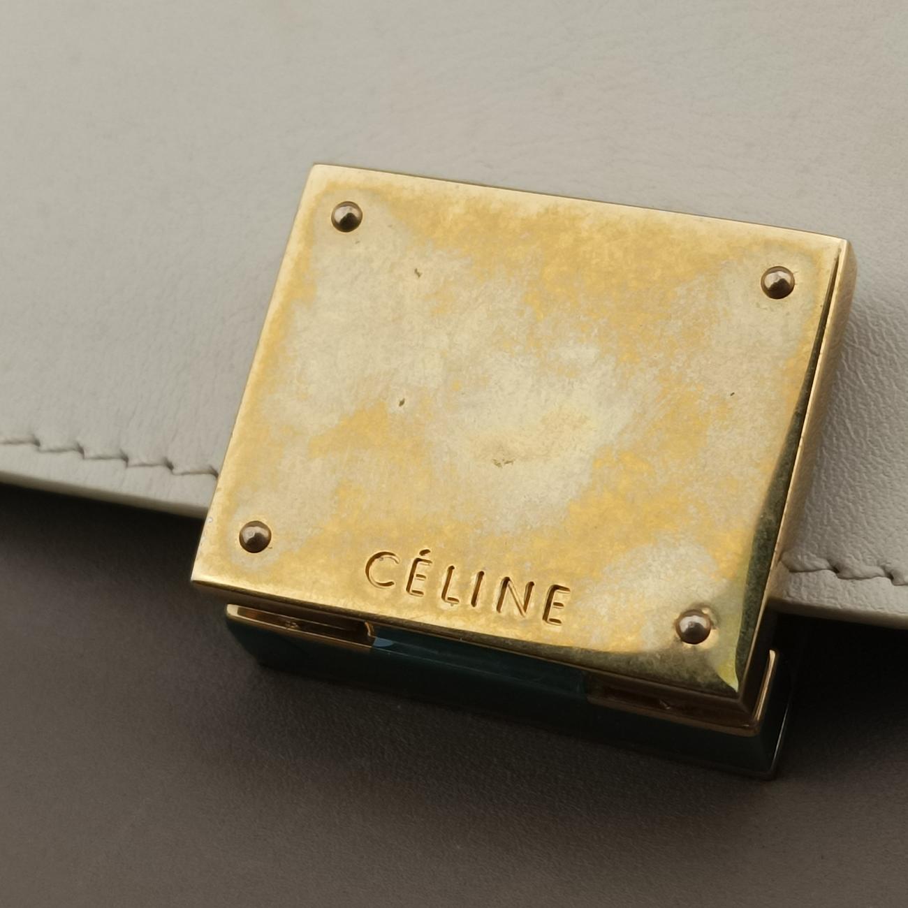 Trapèze Yellow x ivory x gray Leather S-CE-1103トラペーズ イエロー×アイボリー×グレー レザー S-CE-1103