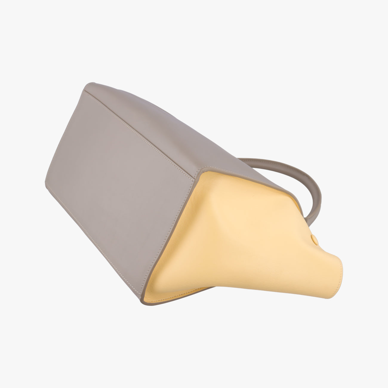 Trapèze Yellow x ivory x gray Leather S-CE-1103トラペーズ イエロー×アイボリー×グレー レザー S-CE-1103
