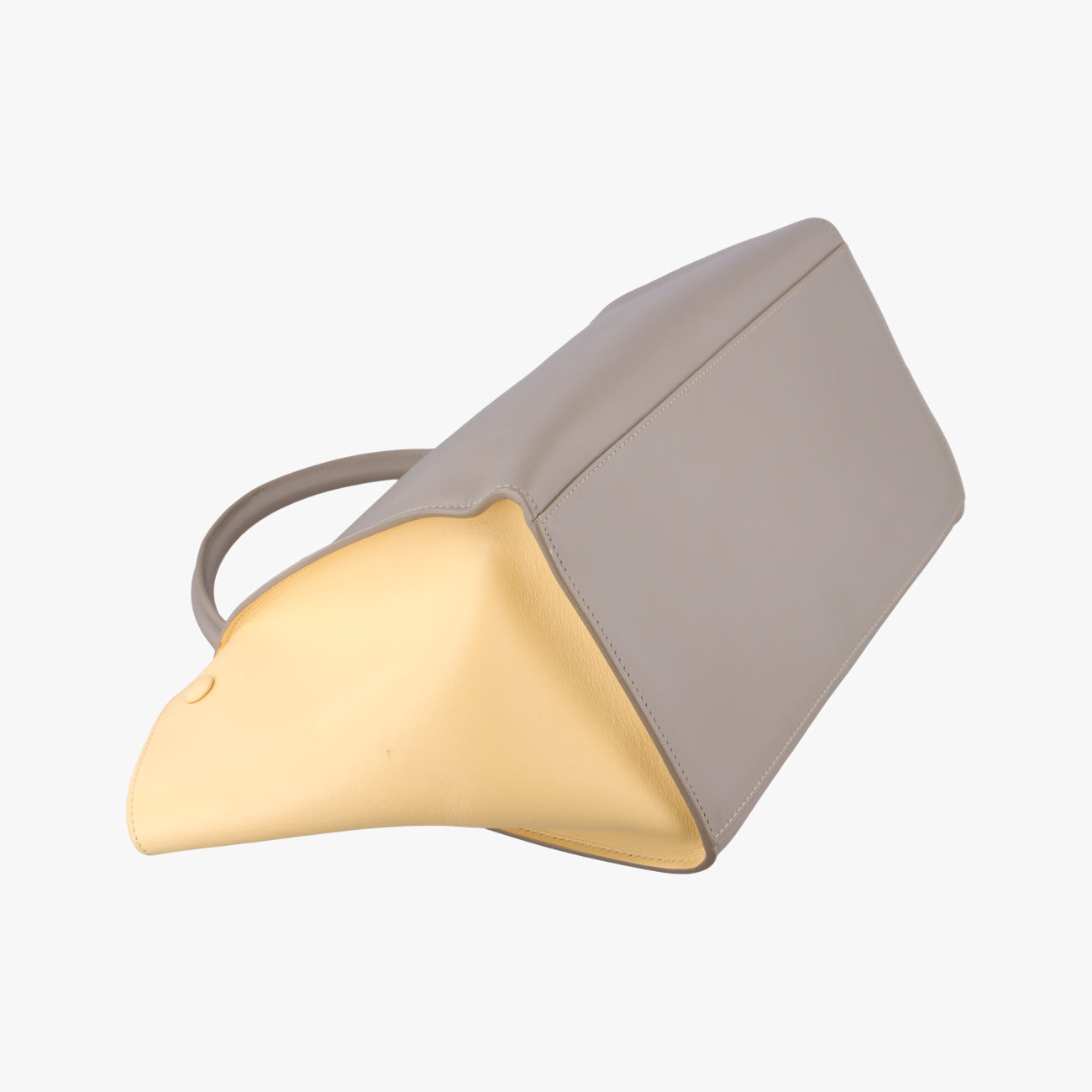 Trapèze Yellow x ivory x gray Leather S-CE-1103トラペーズ イエロー×アイボリー×グレー レザー S-CE-1103