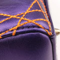 Lady Dior purple×orange Leather 15-BO-1121レディディオール パープル×オレンジ レザー 15-BO-1121