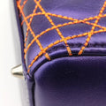 Lady Dior purple×orange Leather 15-BO-1121レディディオール パープル×オレンジ レザー 15-BO-1121