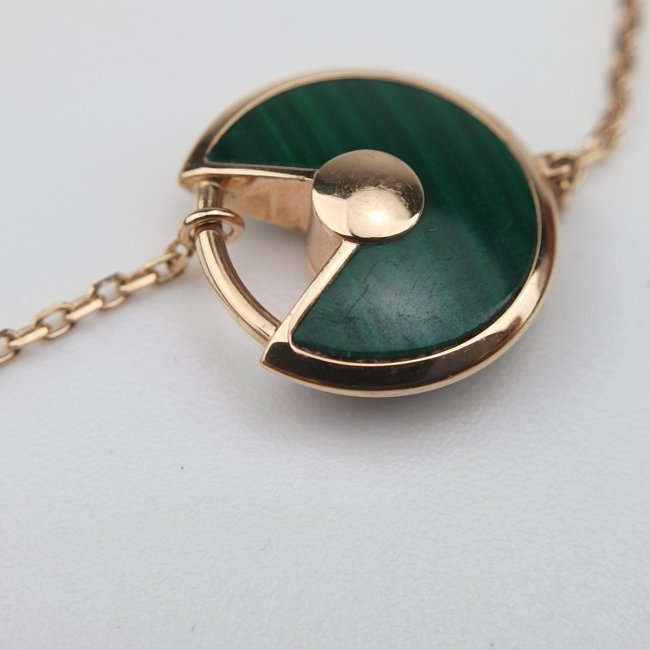 Amulette de Cartier Green×golden AU750 B6047117 CXK087アミュレット ドゥ カルティエ グリーン×ゴールド AU750 B6047117 CXK087