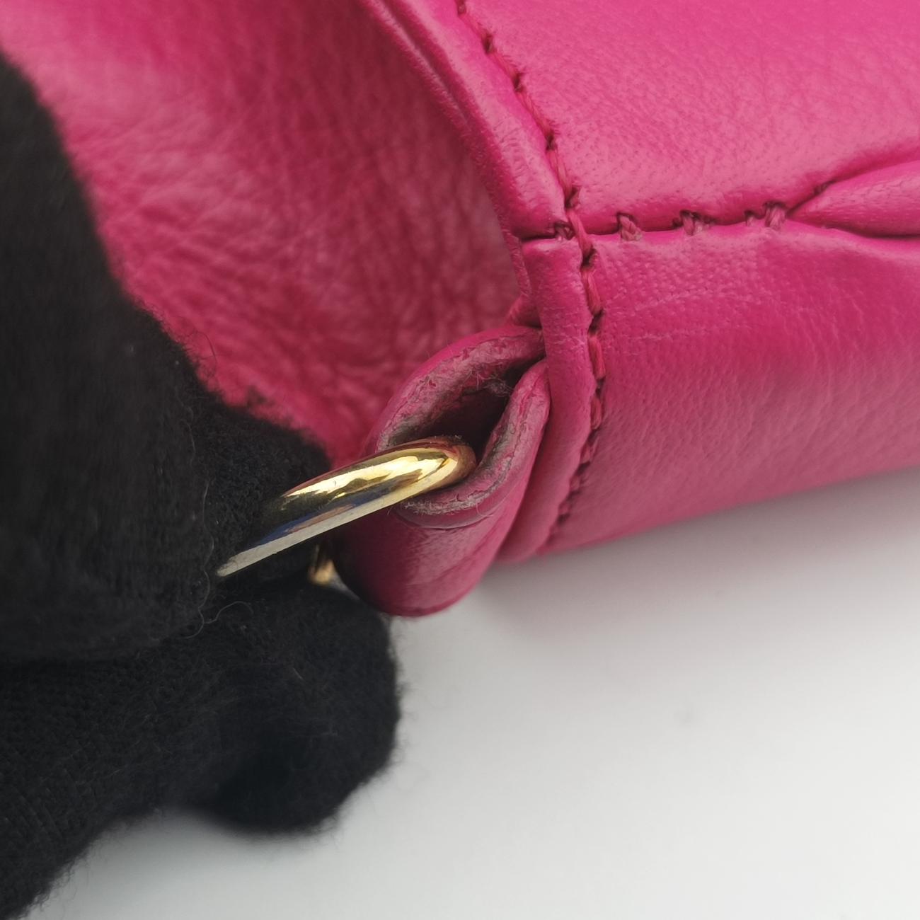 Fendista Pochette Rose Leather 8M0276 8M0276-ANG-128-2566フェンディスタ ポシェット ローズ レッド レザー 8M0276 8M0276-ANG-128-2566