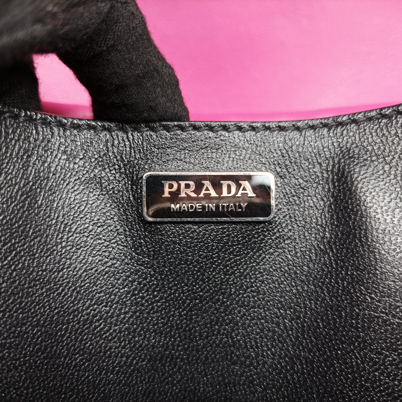 Cahier pink×Black Leather 1BH018 25カイエ ピンク×ブラック レザー 1BH018 25