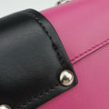 Cahier pink×Black Leather 1BH018 25カイエ ピンク×ブラック レザー 1BH018 25