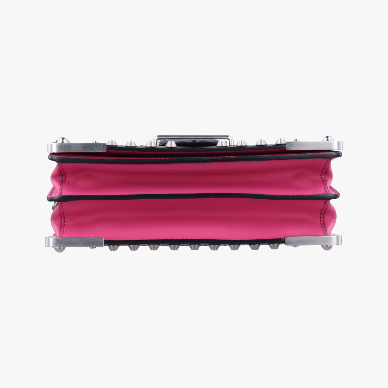 Cahier pink×Black Leather 1BH018 25カイエ ピンク×ブラック レザー 1BH018 25