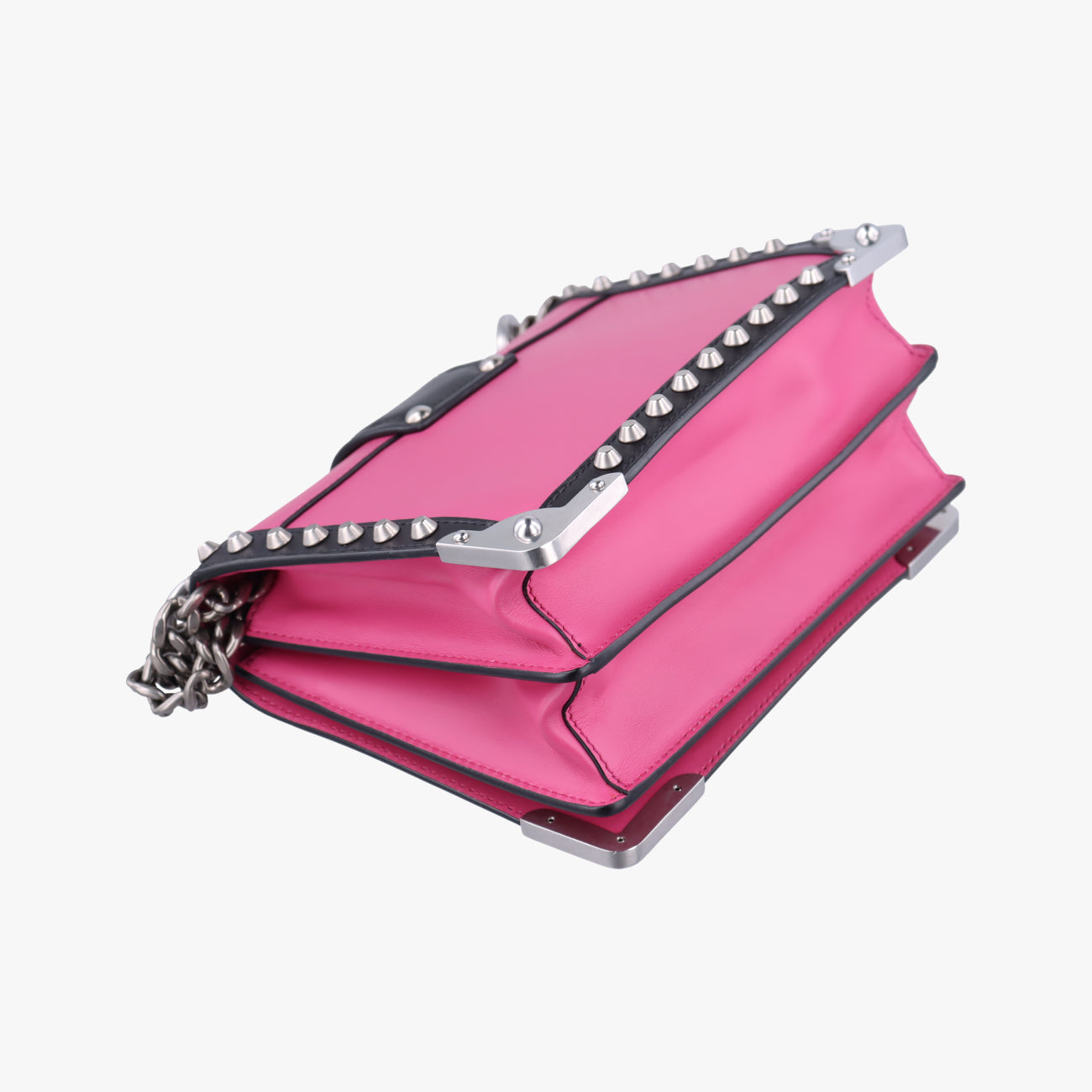 Cahier pink×Black Leather 1BH018 25カイエ ピンク×ブラック レザー 1BH018 25