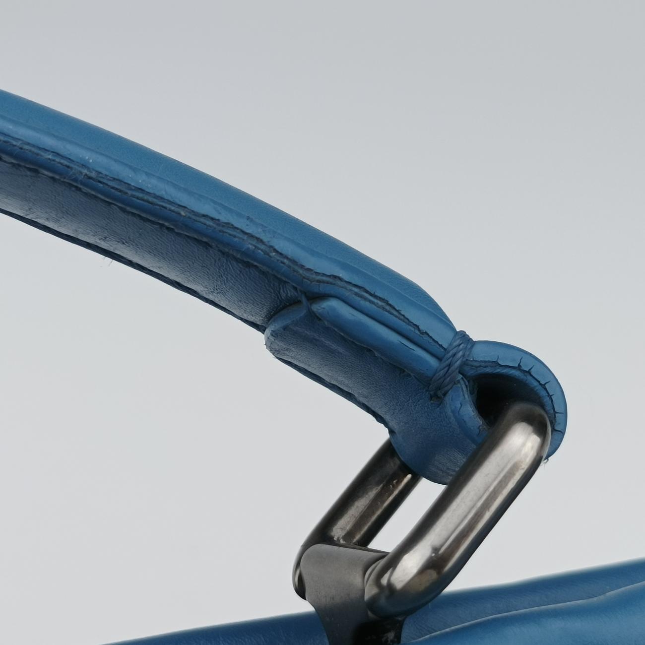 PEEKABOO Large Blue Leather 8BN210 8BN210-FZM-128-2373ピーカブー ラージ ブルー レザー 8BN210 8BN210-FZM-128-2373