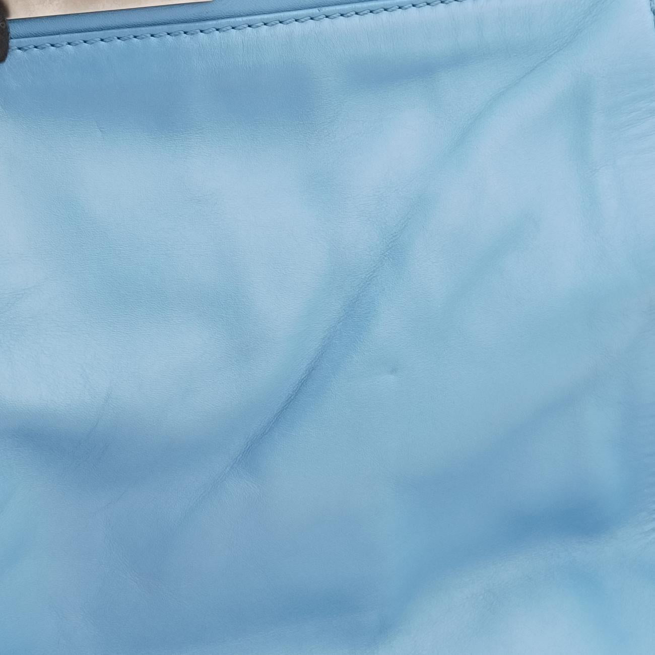 PEEKABOO Large Blue Leather 8BN210 8BN210-FZM-128-2373ピーカブー ラージ ブルー レザー 8BN210 8BN210-FZM-128-2373