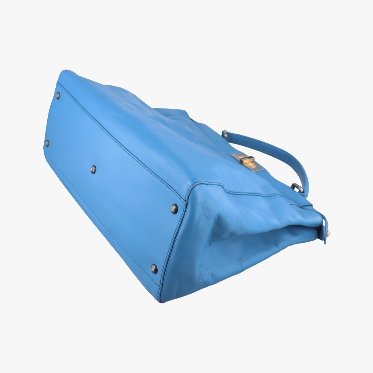 PEEKABOO Large Blue Leather 8BN210 8BN210-FZM-128-2373ピーカブー ラージ ブルー レザー 8BN210 8BN210-FZM-128-2373
