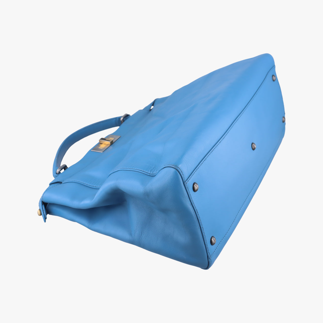PEEKABOO Large Blue Leather 8BN210 8BN210-FZM-128-2373ピーカブー ラージ ブルー レザー 8BN210 8BN210-FZM-128-2373