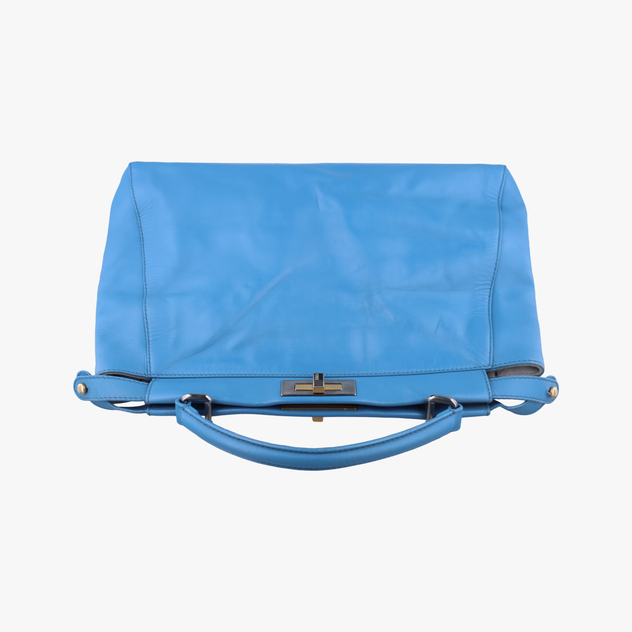 PEEKABOO Large Blue Leather 8BN210 8BN210-FZM-128-2373ピーカブー ラージ ブルー レザー 8BN210 8BN210-FZM-128-2373