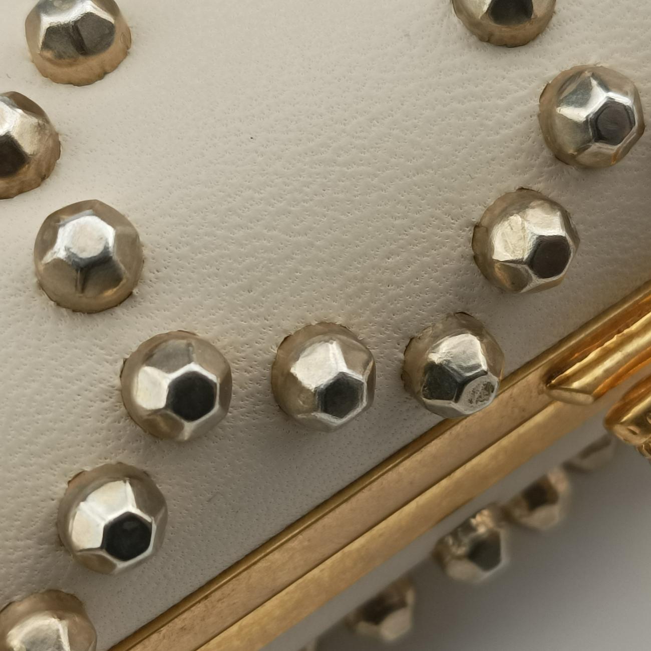 Twin Skull White Leather 300791 000926ツインスカル ホワイト レザー 300791 000926