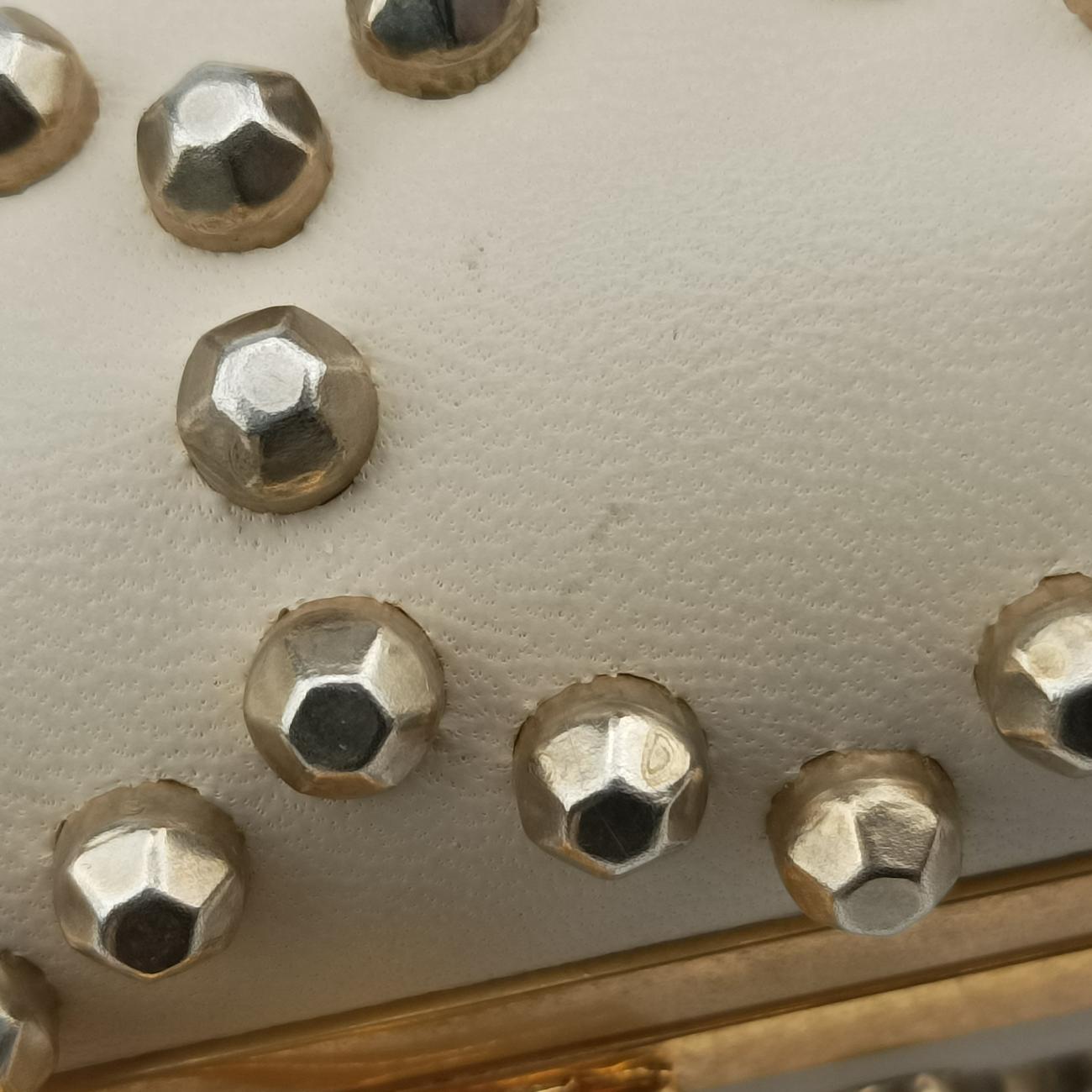 Twin Skull White Leather 300791 000926ツインスカル ホワイト レザー 300791 000926