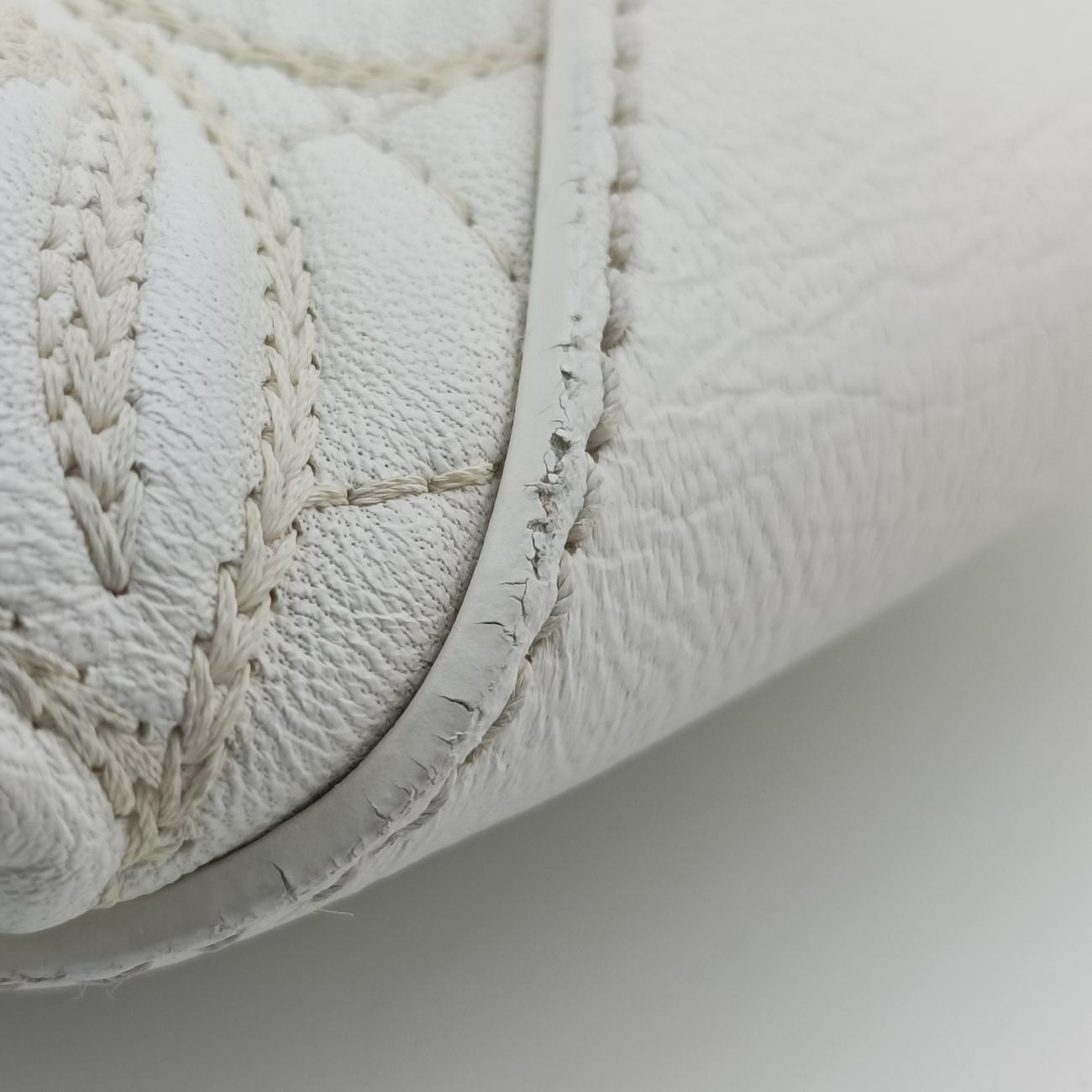 Embossed Leather Talia Vanitas White Leather エンボス レザー タリア ヴァニタス ホワイト レザー 